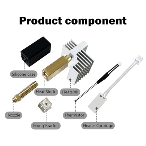 0.4MM Ceramic Hotend Kit Clog-Free Extruder for Elegoo Centauri Carbon/CC - style: 0.4MM Hotend for Centauri Carbon