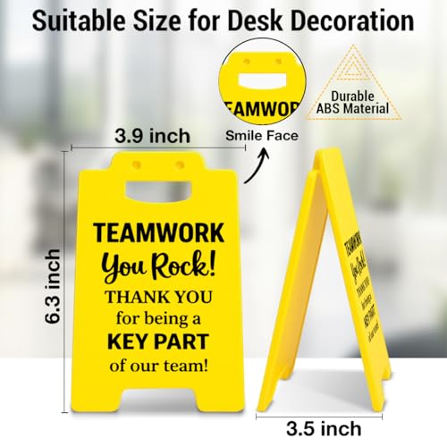 3Pcs Employee Appreciation Gifts Bulk Best Team Ever Office Desk Decor - color: Art-D