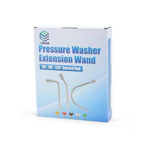 Pressure Washer Extension Wand-30°, 90°, 120° Gutter Cleaner Wand