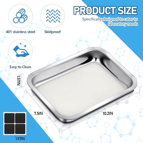 Conelist 1 Set 10.2 x 7.5 Inch Dissection Pan with Wax, White - color: White, size: 10.2 x 7.5 Inch