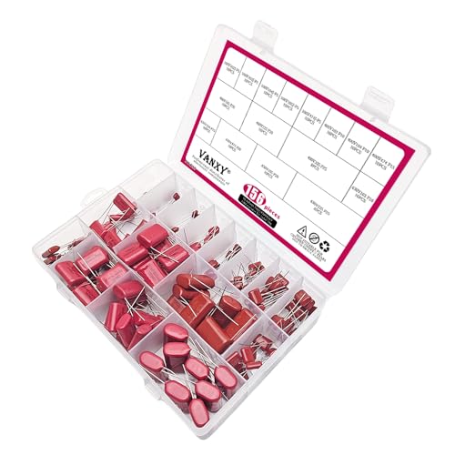 156Pcs Film Capacitor 100V 400V 630V CBB Metallized Polypropylene Kits