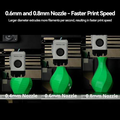 A2L,A1 Mini,A1 Stainless Steel Hotend with 0.4mm Nozzle - size: A1 hotend 0.4mm stainless