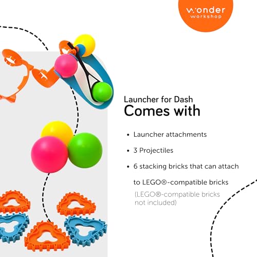 Wonder Workshop Launcher Accessory for Dash Robot - size: Launcher