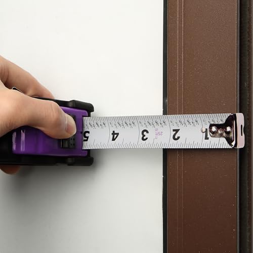 Mr. Pen- Retractable Tape Measure 25 ft, Purple, Easy Read - color: Purple, size: 1 pcs