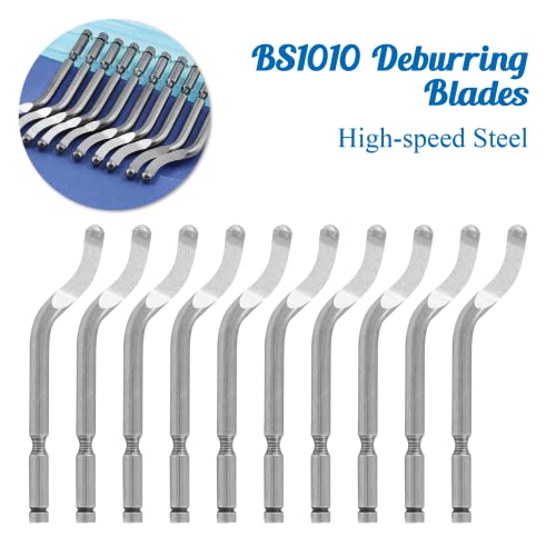 10Pcs Deburring Blades BS1018 S100 Cobalt Saws Blades Deburr Cutters Trimming Scrapers - size: BS1018 Blades