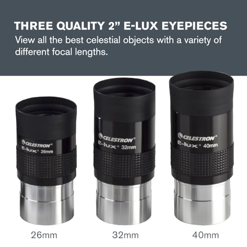 Celestron Eyepiece, Barlow & Filter Telescope Accessory Kit – 2" Barrel