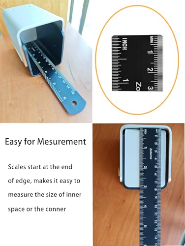 50 Pack Metal Rulers for School Kids, 6 Inch Aluminum Ruler Bulk with Centimeters, Millimeter and Inches, Laser Engraved Metric Scales- 150 mm Straight Edge for Class - size: 6 Inch, 50 Pack