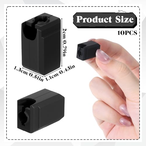 10 Pcs Silicone Sock Compatible with Bambu Lab X1 X1C P1P P1S, Silicone Cover for 3D Printer Parts Accessories High Temperature Resistance Heater Block for Nozzle Cover Extruder Hotend Protective