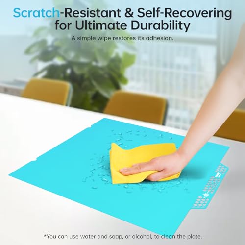 BIQU CryoGrip Pro Glacier Build Plate for K1 Max 3D Printer - color: Glacier-Blue, size: 310*315MM, style: Glacier