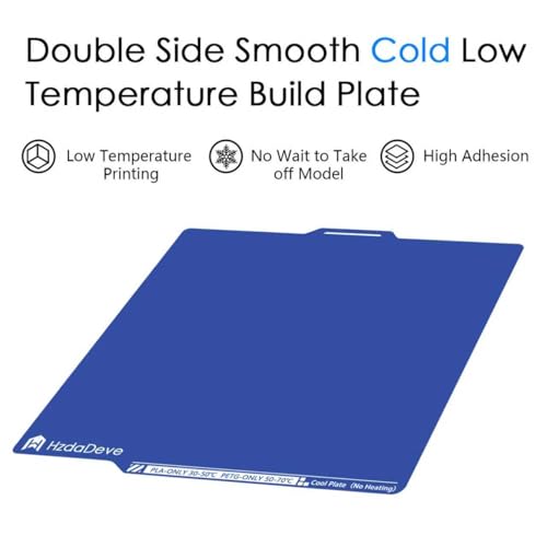 Cool Plate for Lab X2D/P2S/P1S/P1P/A1/X1C Low Temperature Cold Build Plate - size: Lab X1C/P1P/P1S/A1, style: Smooth