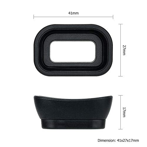 Kiwifotos FDA-EP17 Viewfinder Eyecup Eyepiece for Sony A6400 A6500 A6600 - size: Sony FDA-EP17 Replacement