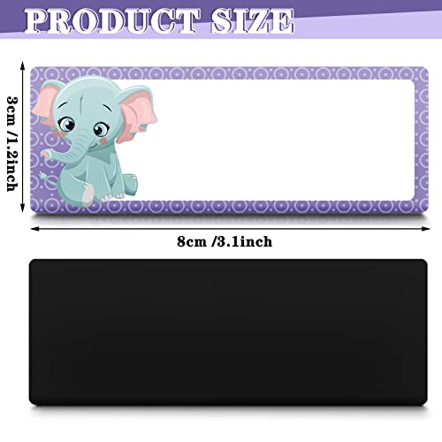 Outus 50 Pcs Animal Magnetic Dry Erase Labels Reusable Magnetic Name Tags - style: Animal