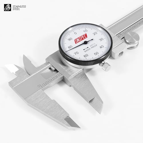 6 inch Dial Caliper, 0.001" Resolution - size: 0-6"