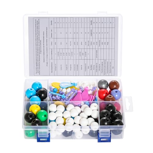 tiggell 214pcs Molecular Model Kit Chemistry Educational Science Set