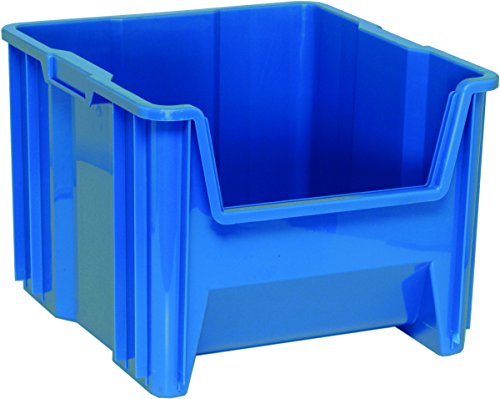 QUANTUM STORAGE SYSTEMS QGH800BL Giant Stack Multipurpose Part Organizer Blue Bins 18" L x 17" W x 13" H 2 Pack