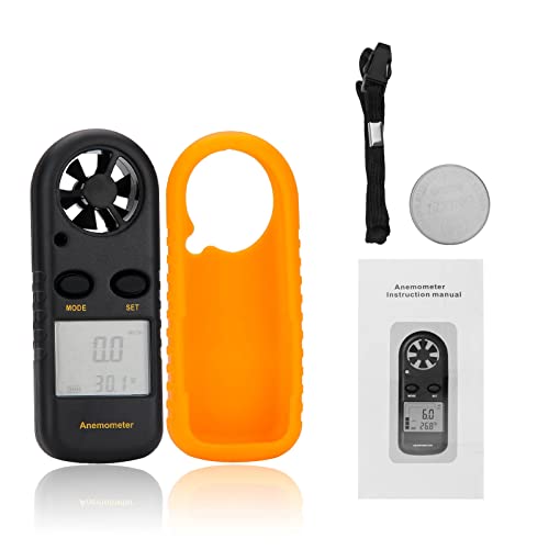 Clatoon Anemometer Handheld, Light Weight Digital Wind Speed Meter