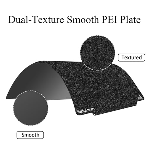 Creator 5 Build Plate 256x256MM Dual-Textured and Smooth PEI Plate Sheet - color: Black, size: Creator 5
