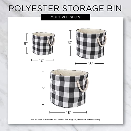 Bone Dry 5511 Pet Storage Collection Paw and Bone Print, Medium Round, Nautical Blue - color: Nautical Blue, size: Medium Round, 12x15x15"