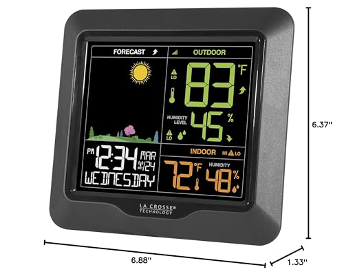 La Crosse Technology S85814 Wireless Color Forecast Station with Barometric Pressure