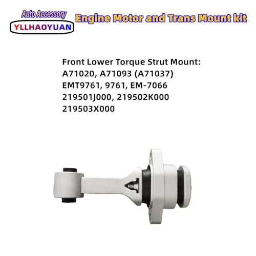 Yllhaoyuan Complete Engine Motor Transmission Mount Set - size: 2012-2014 Hyundai Accent 1.6L