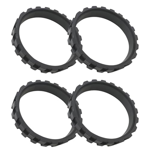 New 4-Piece Anti-Slip Rubber Tire Set with Enhanced Grip for i-Robot Roomba 700 and for 800 Series