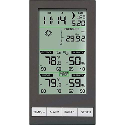 Ambient Weather WS-2700-X3 Advanced Wireless Weather Station - color: B&W Display, size: Console + 3 Sensors