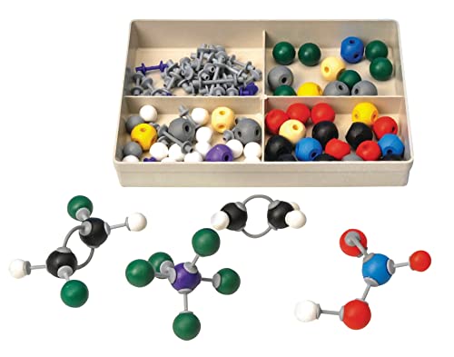 EISCO Molecular Model Set - 95 pcs (53 Atoms, 42 Bonds) Organic and Inorganic Chemistry- Eisco Labs