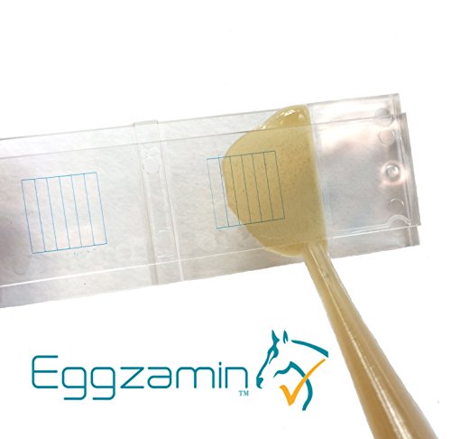 McMaster Method Microscope Slide for Fecal Egg Counts (FEC), Double Chamber Counting Slide for Livestock and Veterinary Use, by Eggzamin