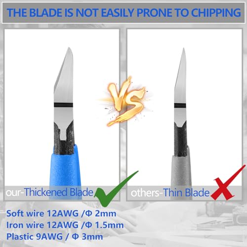 Wire Cutters Flush Cutters for Jewelry Making, Ultra-Sharp Side Cutters, CR-V Diagonal Cutters for Crafting, Flush Cut Pliers for Soft Copper Wire, Floral, Circuit Board (6" 2Pack) - size: 6" 2Pack