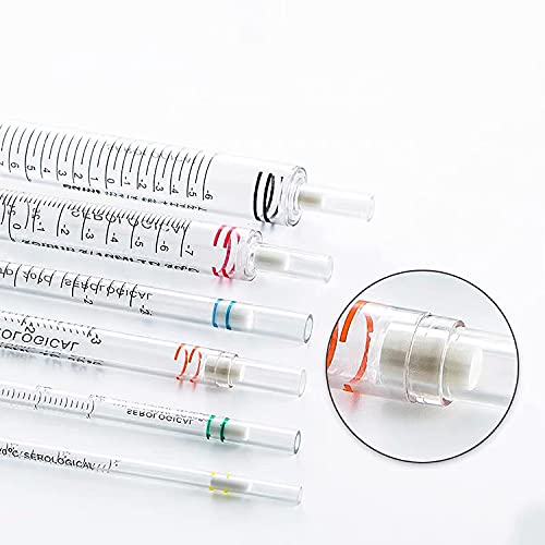 Serological Pipette - 10ml/Orange, Individually Wrapped(Case of 100) - size: 10ml - 100pcs