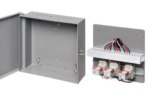Arlington Industries EB1212BP-1 Electronic Equipment Enclosure Box with Back plate, 12 x 12 x 4-Inch, Non-Metallic, 1-Pack - style: 12 x 12 x 4