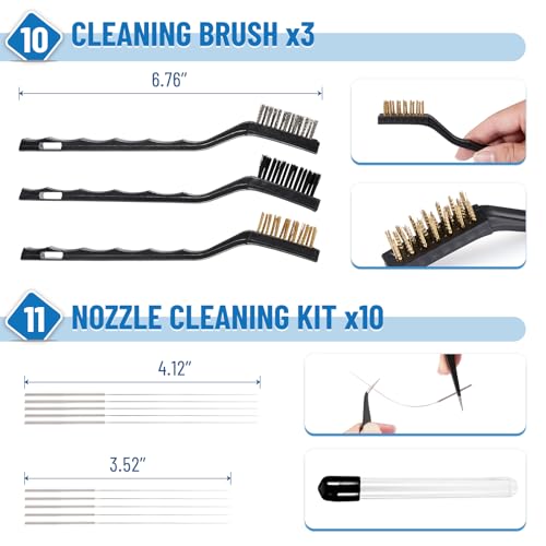 55Pcs 3D Printer Tool Kit, 3D Printing Accessories