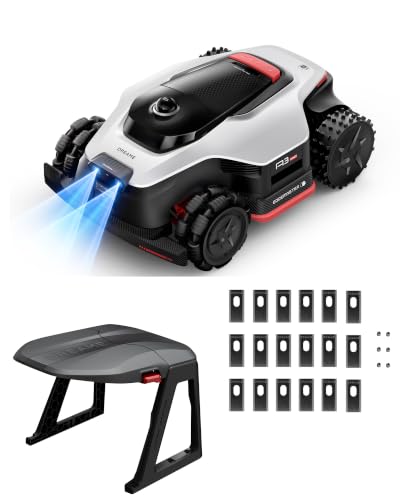 DREAME LiDAR Robot Lawn Mower A3 AWD Pro 3500 +Garage+Blade Set