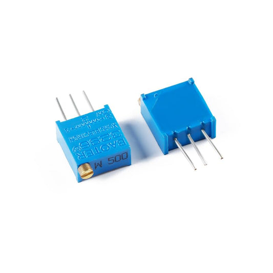10 Values 3296W Precision Potentiometer Kit, 500-1M Ohm Variable Resistors - color: 3296W 10Values