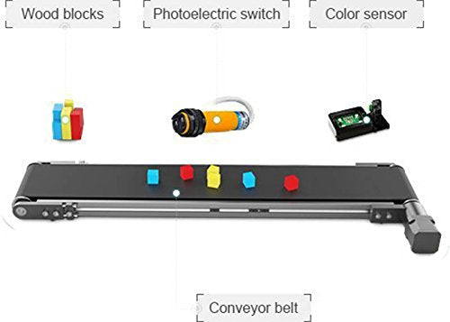 Dobot Educational Kit for STEM Robotic ARM, Basic Plan Plus Conveyor Belt (BasicMagician-Belt)