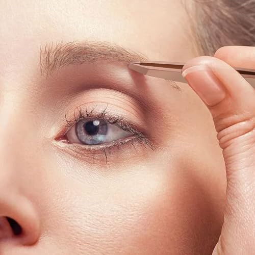 Stainless Steel Tweezer for Eyebrows - style: Professional