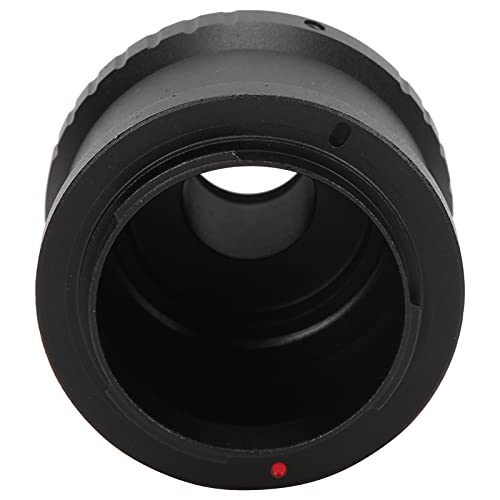 Lens Adapter, 23.2mm Microscope T Mount Tube T2 Mount Camera Adapter for E Mount Camera, M42x0.75 Interface, for Biological Microscope