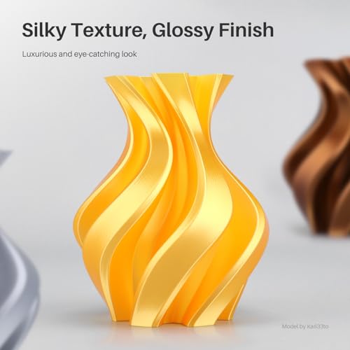 ELEGOO Silk PLA 3D Printer Filament 1.75mm Copper 1KG - color: Silk Copper