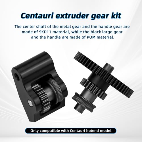 Centauri Extruder Gear Kit for Elegoo Centauri High Hardness Durable 3D Printer Extruder hot end Replacement Parts