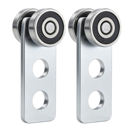 2Wheel Trolley Assembly Rollers.Bearing Trolley Assembly.The top of the Trolley has Room for Set Screws, Allowing the use of a 1-5/8" high Strut Channel to Save on Construction Costs. - style: E-2Wheel Trolley 2pcs