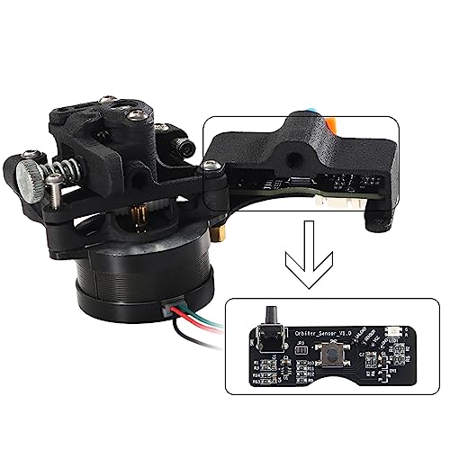 Bczamd Filament Runout Detect Sensor Kit for 3D Printer Sherrpa Extruder 1.75mm Printing Material Break Module with 2.5M Cable for Vorontrident 2.4 Mainboard Support RRF-Klipper Firmware Imdinnogo