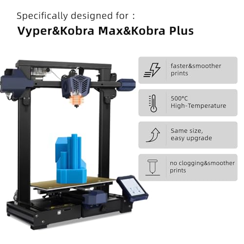 for ANYCUBIC Vyper/Kobra Hotend with Ceramic Heating Block by 5Aplusreprap - size: Set D