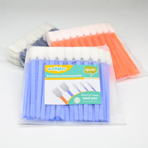 5.11'' Foam Swabs, DTF Cleaning Swabs (200 Count, Blue) - color: Blue 200