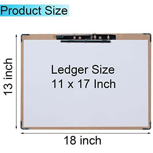 Acocony 11x17 Clipboard with 8" Jumbo Lever Clip and Metal Corners 1-Pack