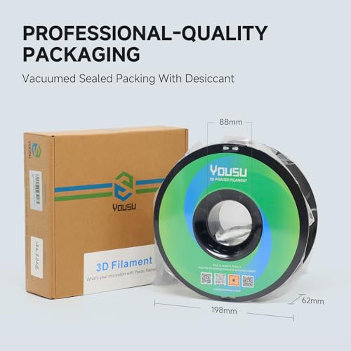 YOUSU 1KG Matte Finish PLA 3D Printer Filament Bundle 1.75mm Black - color: 00-matte Black, size: Matte PLA