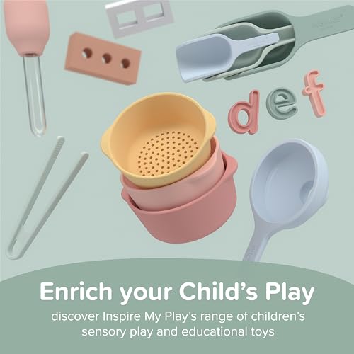 6 x Pastel Pipettes for Children | Sensory Play Droppers for Kids - color: Pastel