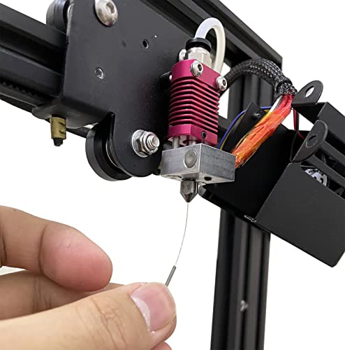 Aokin 3 Pcs 0.5mm Hardened Steel Nozzles MK8 Nozzles 3D Printer Nozzles and 3 Pcs 0.4mm Stainless Steel Nozzle Cleaning Needles for Creality Ender 3/3 Pro/3 V2, Ender 5/5 Pro, CR-10/10S, Makerbot - color: 0.5mm