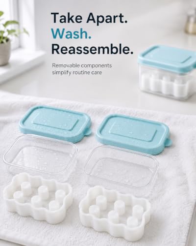 2-Pack 3 ml Peptide Vial Organizer, 24 Slots - color: Blue, size: 3ml*12slots-2pcs