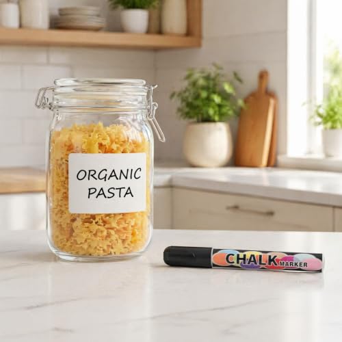 4x6 White Erasable Labels for Storage Bins, 50 Pack