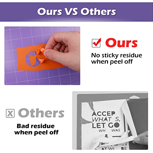 HTVRONT Strong Grip Cutting Mat 12x12, 2 Pack, Quilting & Crafting - color: Purple, size: 12X12in